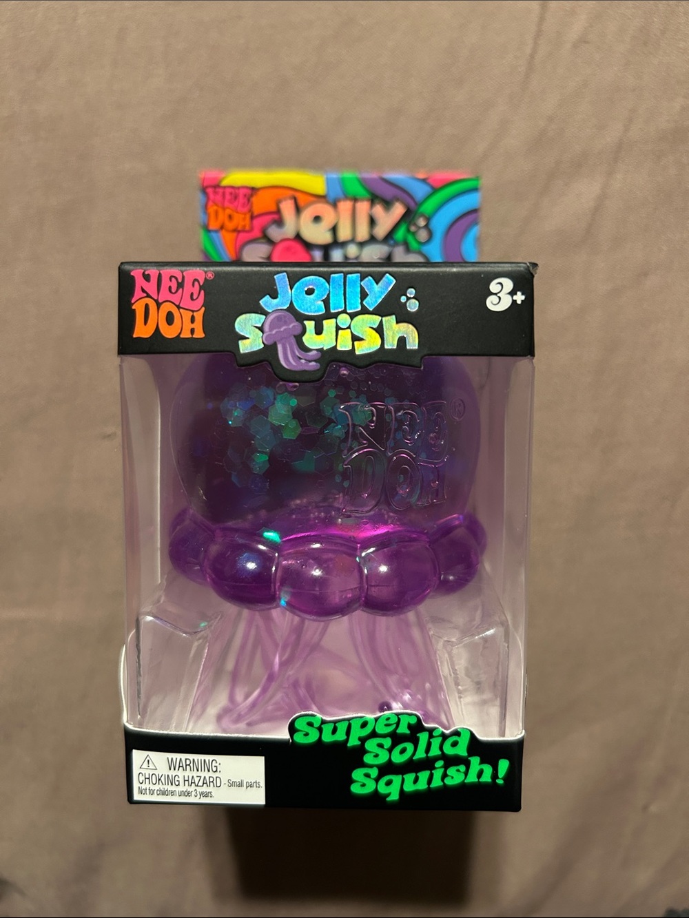 New Jolly Squish Purple Jellyfish Sensory Toy
